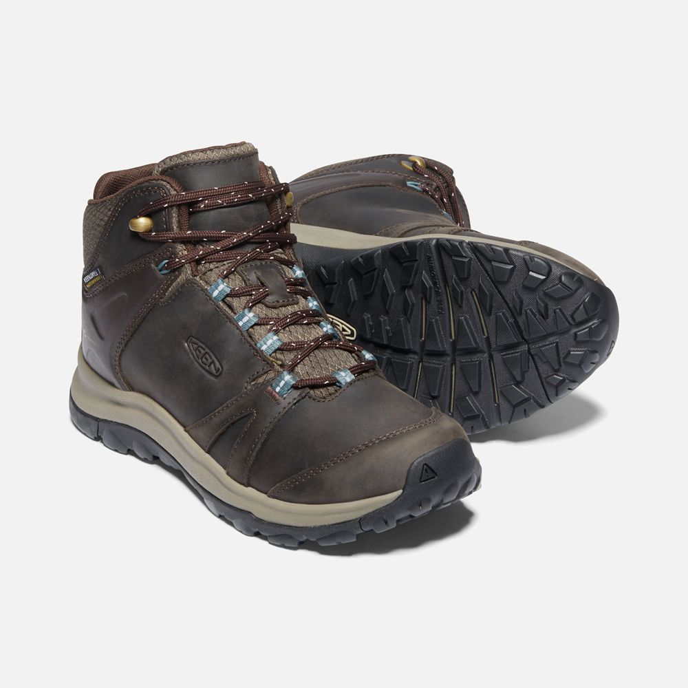 Keen Outdoor Bot Kadın Kahverengi - Terradora Ii Deri Waterproof - Türkiye FBQU28796